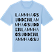 Blue Soul t-shirt med Lammhagsudden ordlek t-shirt