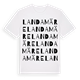 Landamäre ordlek t-shirt