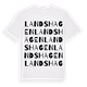 Landshagen ordlek t-shirt
