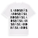 Landsnäs ordlek t-shirt