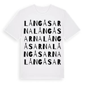 Långåsarna ordlek t-shirt – ekologisk bomull t-shirt från Pinshirt