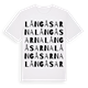 Långåsarna ordlek t-shirt