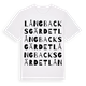 Långbacksgärdet ordlek t-shirt