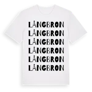 Långbron ordlek t-shirt – ekologisk bomull t-shirt från Pinshirt
