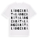 Långebråta ordlek t-shirt