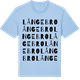 Blue Soul t-shirt med Långebro ordlek t-shirt
