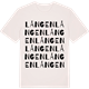 Vintage White t-shirt med Lången ordlek t-shirt