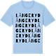 Blue Soul t-shirt med Långeryd ordlek t-shirt