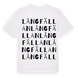 Långfällan ordlek t-shirt – ekologisk bomull t-shirt från Pinshirt