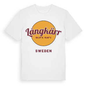 Långkärr cirkel t-shirt – ekologisk bomull t-shirt från Pinshirt
