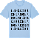 Blue Soul t-shirt med Långkärren ordlek t-shirt