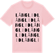 Pink Cotton t-shirt med Långlid ordlek t-shirt