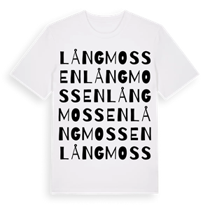 Långmossen ordlek t-shirt – ekologisk bomull t-shirt från Pinshirt