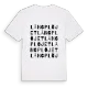 Långplöjet ordlek t-shirt