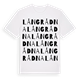 Långrådna ordlek t-shirt
