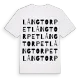 Långtorpet ordlek t-shirt