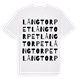 Långtorpet ordlek t-shirt