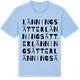 Blue Soul t-shirt med Länningsätter ordlek t-shirt