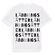 Länningsätter ordlek t-shirt