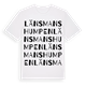 Länsmanshumpen ordlek t-shirt