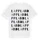 Lappland ordlek t-shirt