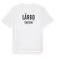 White t-shirt med Lårbo i Sverige t-shirt