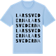 Blue Soul t-shirt med Larssvederna ordlek t-shirt