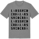 Mid Heather Gray t-shirt med Larssvederna ordlek t-shirt