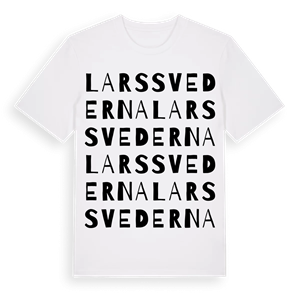 Larssvederna ordlek t-shirt – ekologisk bomull t-shirt från Pinshirt