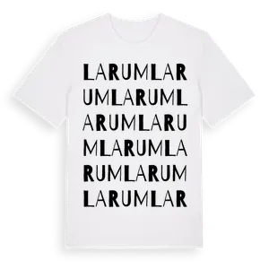 Larum ordlek t-shirt – ekologisk bomull t-shirt från Pinshirt