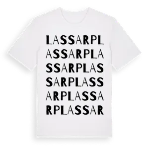 Lassarp ordlek t-shirt – ekologisk bomull t-shirt från Pinshirt