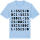 Blue Soul t-shirt med Lasses udde ordlek t-shirt