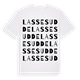 Lasses udde ordlek t-shirt