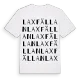 Laxfällan ordlek t-shirt