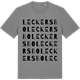 Mid Heather Gray t-shirt med Leckersbo ordlek t-shirt