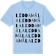 Blue Soul t-shirt med Leddamåla ordlek t-shirt