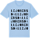 Blue Soul t-shirt med Lejonens dal ordlek t-shirt