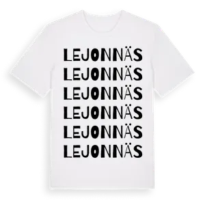 Lejonnäs ordlek t-shirt – ekologisk bomull t-shirt från Pinshirt