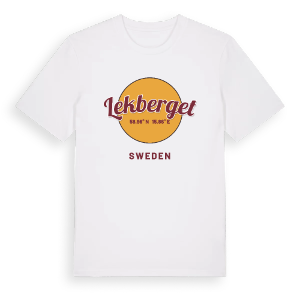 Lekberget cirkel t-shirt – ekologisk bomull t-shirt från Pinshirt