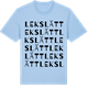 Blue Soul t-shirt med Lekslätt ordlek t-shirt