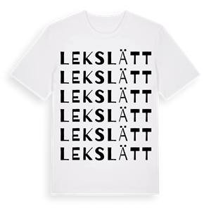 Lekslätt ordlek t-shirt – ekologisk bomull t-shirt från Pinshirt