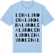 Blue Soul t-shirt med Lenalund ordlek t-shirt