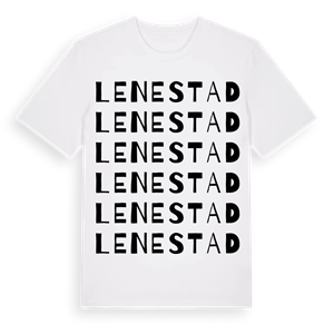 Lenestad ordlek t-shirt – ekologisk bomull t-shirt från Pinshirt