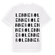 White t-shirt med Lennebo ordlek t-shirt