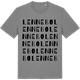 Mid Heather Gray t-shirt med Lennebo ordlek t-shirt