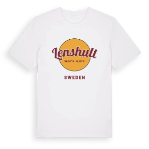 Lenshult cirkel t-shirt – ekologisk bomull t-shirt från Pinshirt