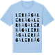 Blue Soul t-shirt med Lerbåga ordlek t-shirt
