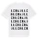 White t-shirt med Lerkullen ordlek t-shirt