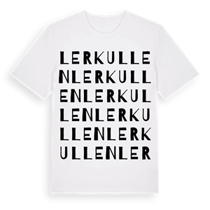Lerkullen ordlek t-shirt – ekologisk bomull t-shirt från Pinshirt