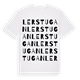 Lerstugan ordlek t-shirt